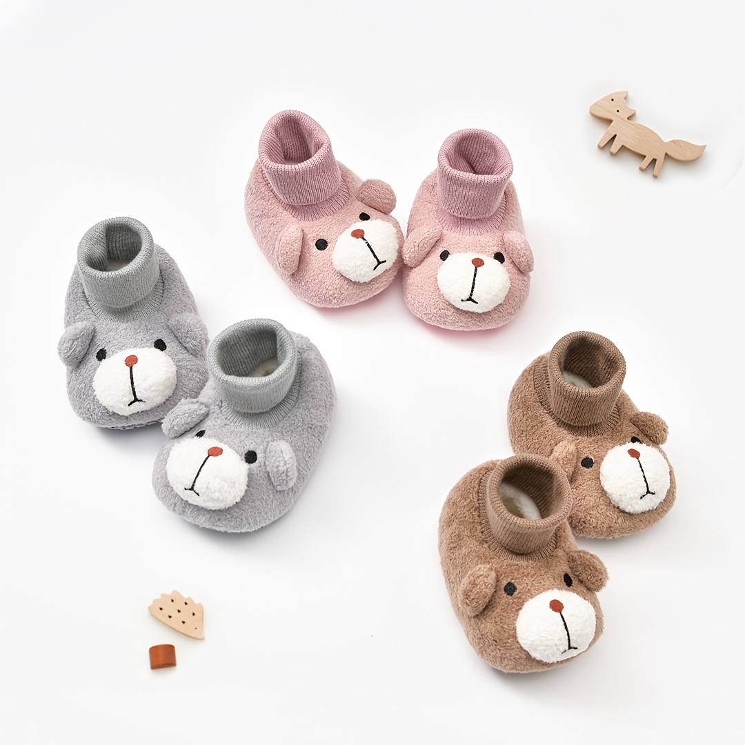 Infant Baby Socks Shoes Cute Cartoon Soft Sole Non-slip Toddler