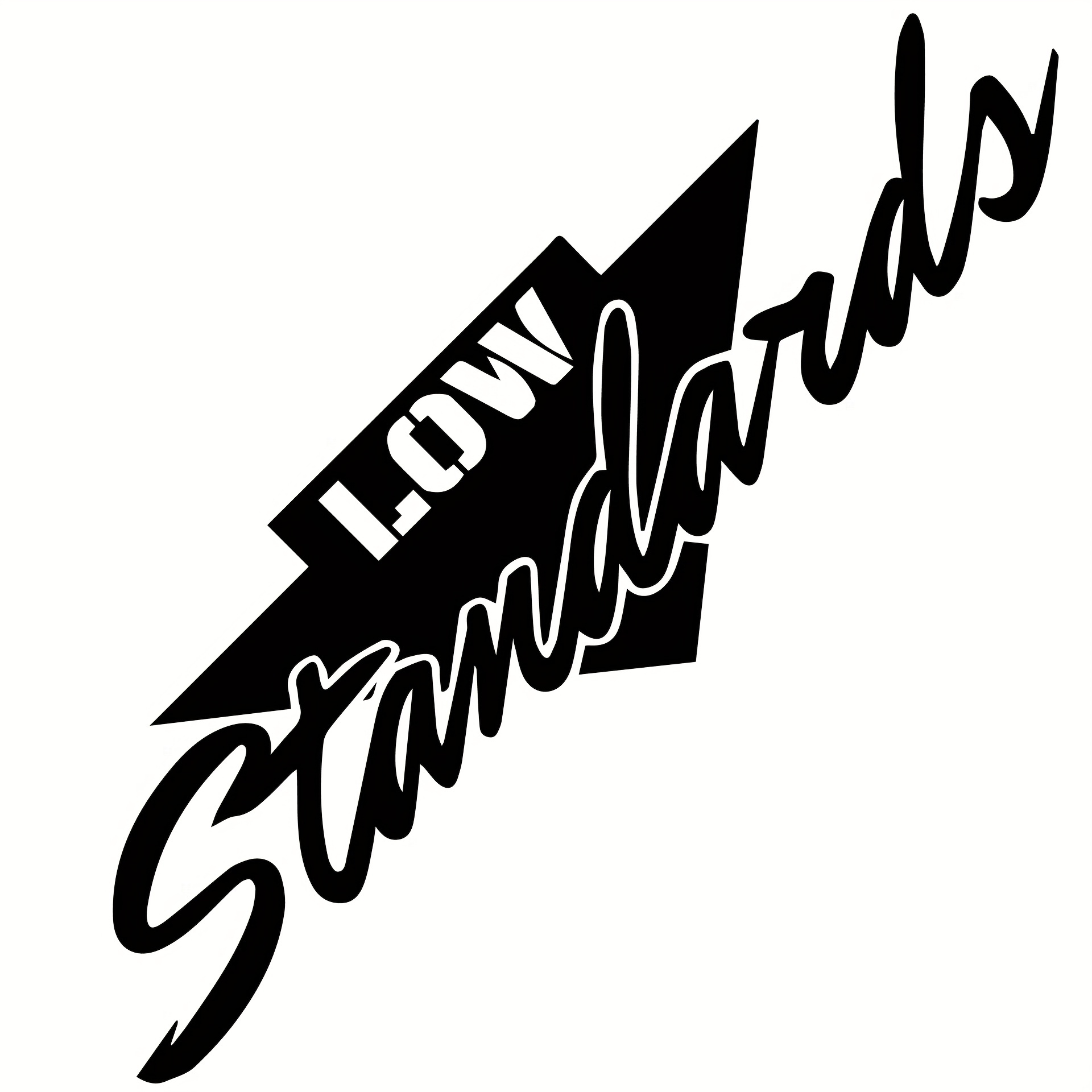 LOW Standards Autocollant De Pare brise Avant De Voiture - Temu Canada
