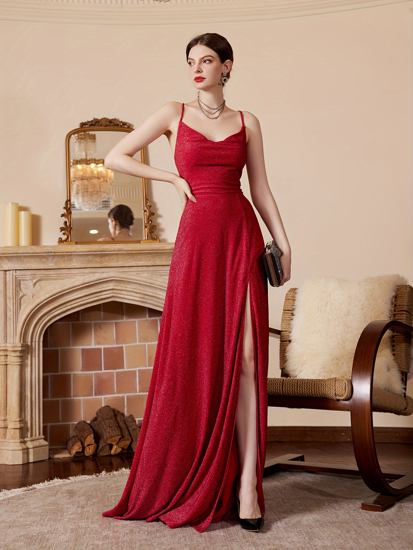 Red Dresses, Red Lace, Satin & Maxi Dresses