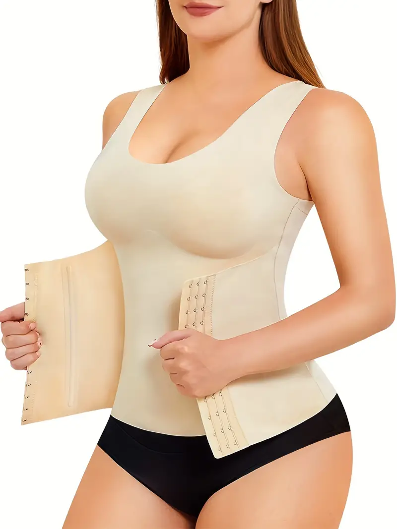 Women's Slimming Tummy Control Corset Vest Waist Trainer - Temu