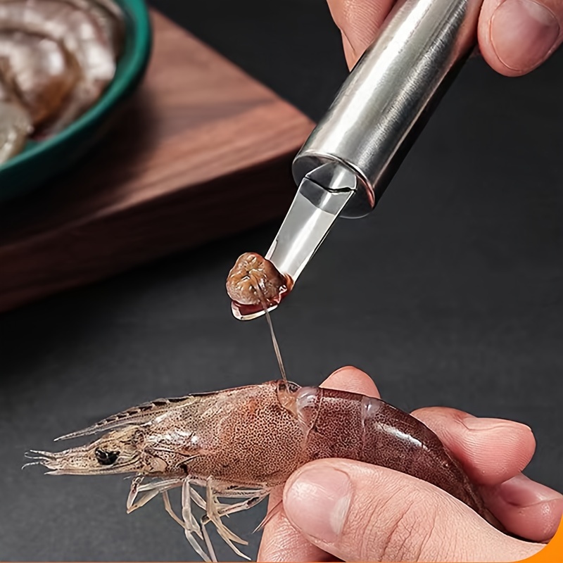 ShriAJCleaner-Éplucheur de crevettes tranchant en acier inoxydable