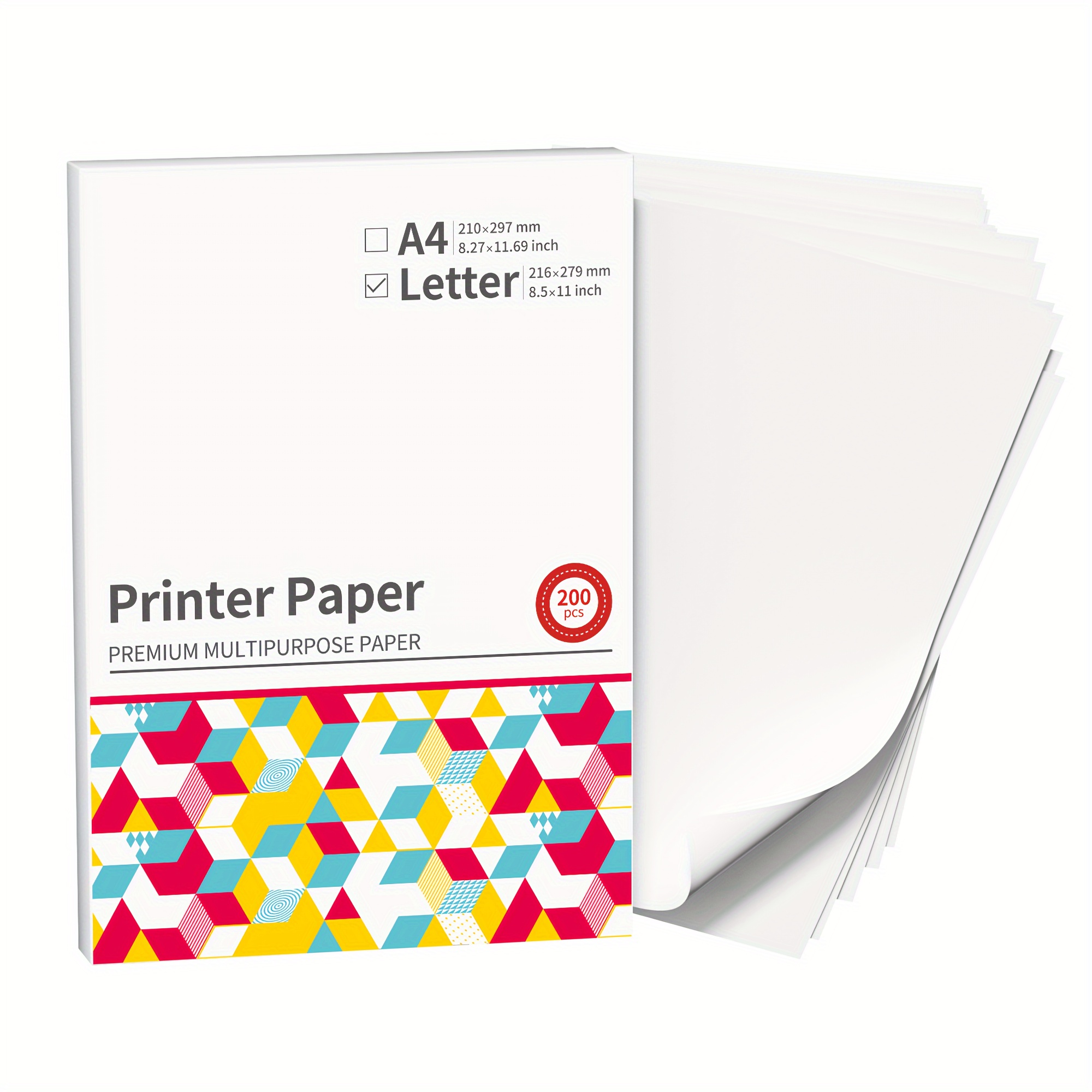Stack Of White Printer And Copier Paper Stock Photo, Picture and Royalty  Free Image. Image 12554085.