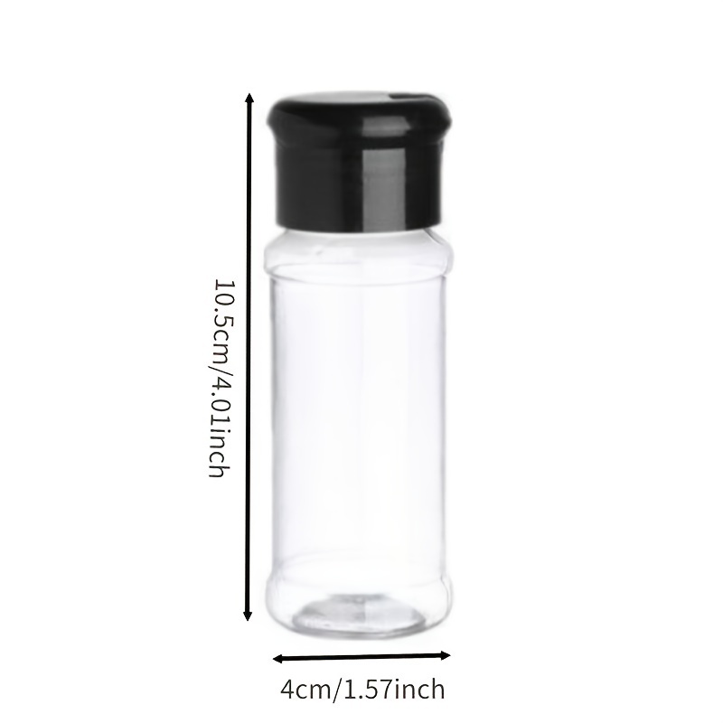 12PCS Seasoning Bottles 100ml Plastic Seasoning Spice Shaker