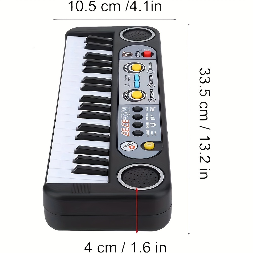 Piano Electrónico MS con Mike 37 Teclas MS-005 - Oechsle