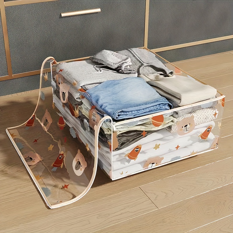 Quilt Storage Bag, Foldable Clothes Storage Bags, Home Blanket Luggage  Zipper Organizer Bags, Wardrobe Organizer - Temu