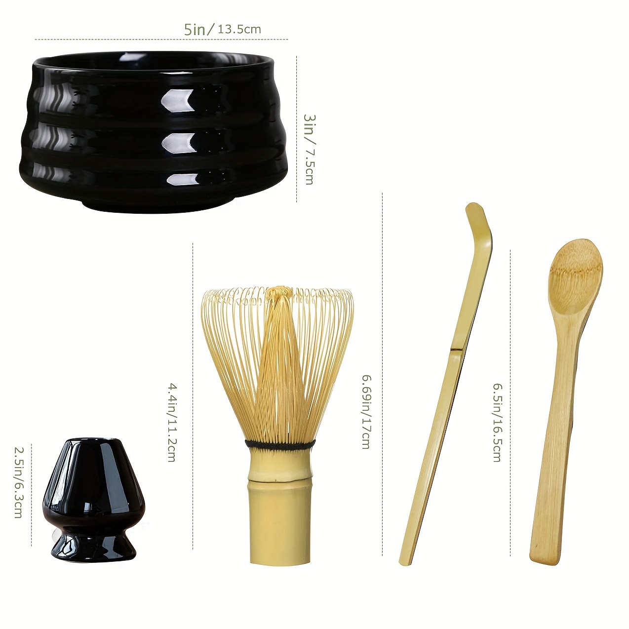 Juego de té japonés, batidor de Matcha (Chasen), cuchara y cuchara de té  (Chashaku), accesorios de Bambú - AliExpress