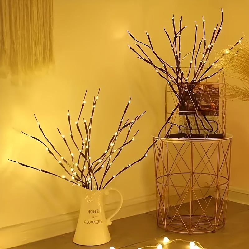 1pc, LED Branch Light, Holiday Room Decorative Lights, Christmas Tree Branch Lights, Home Vase Decoration Branch Lights details 0