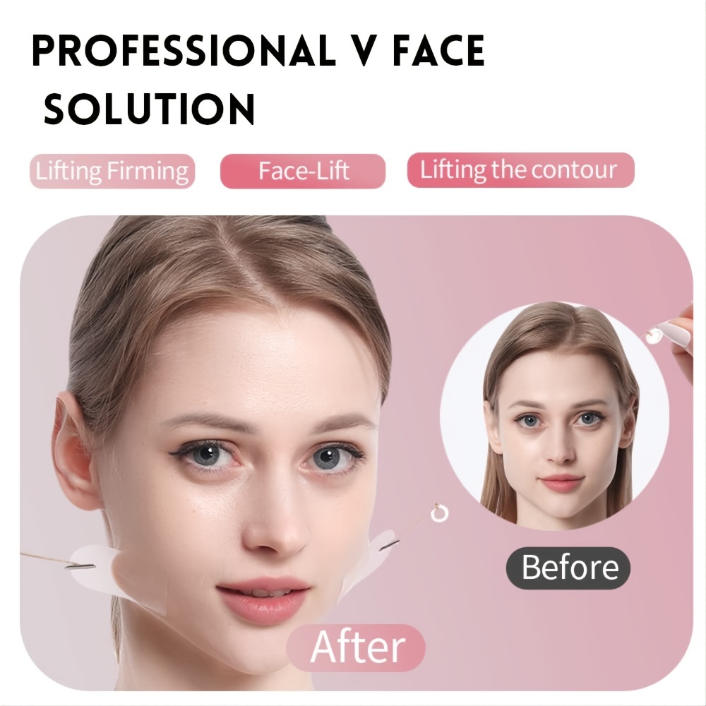 Instant V shape Face Lift Tapes 8 Fixed Rope Face Beauty - Temu