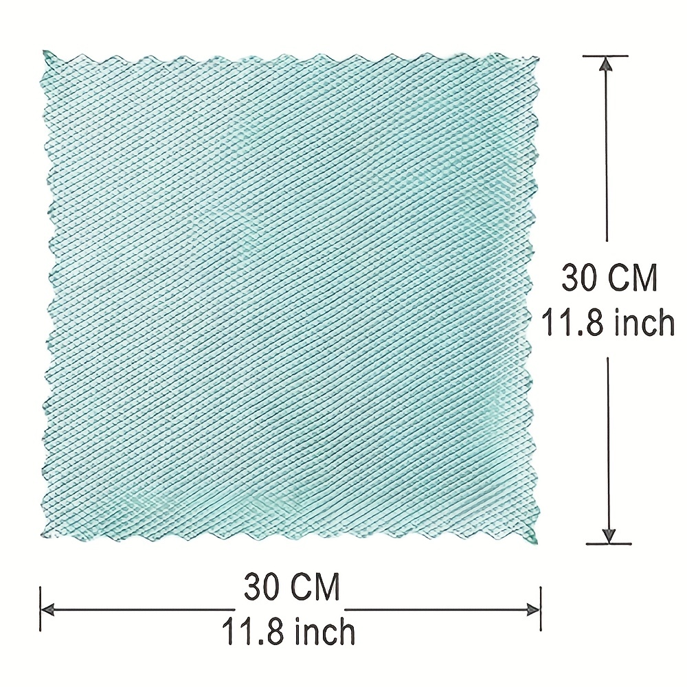 Fish Scale Microfiber Cleaning Cloth, Glass Nanoscale Cleaning