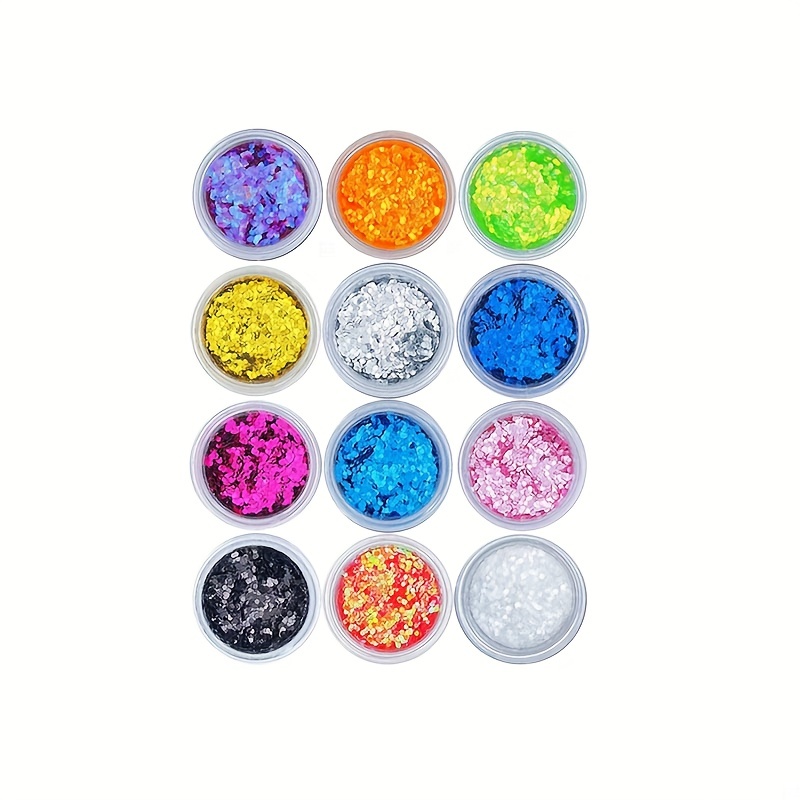 Mermaid Glitter Powder For Nails Mix Hexagon Chunky Glitter
