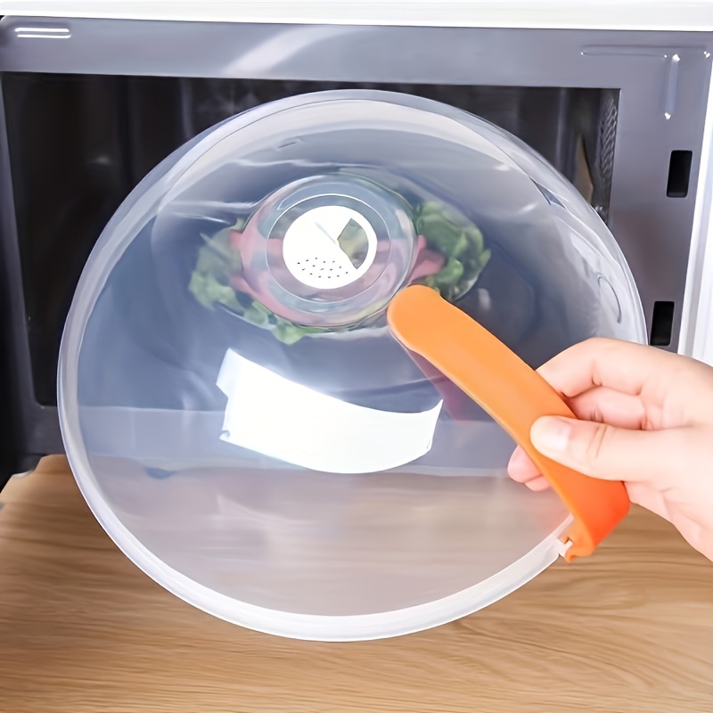 Professional Microwave Food Splatter Cover Microwave Plate Cover Guard Lid  with Steam Vents Keeps Microwave Oven Clean