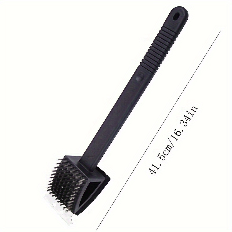 Steel Brush Cleaning Brush Long Handle Commercial Cleaning Tools Grill  Steel Brush Long Handle Grill Mesh Stainless Steel Brush Iron Brush - Temu