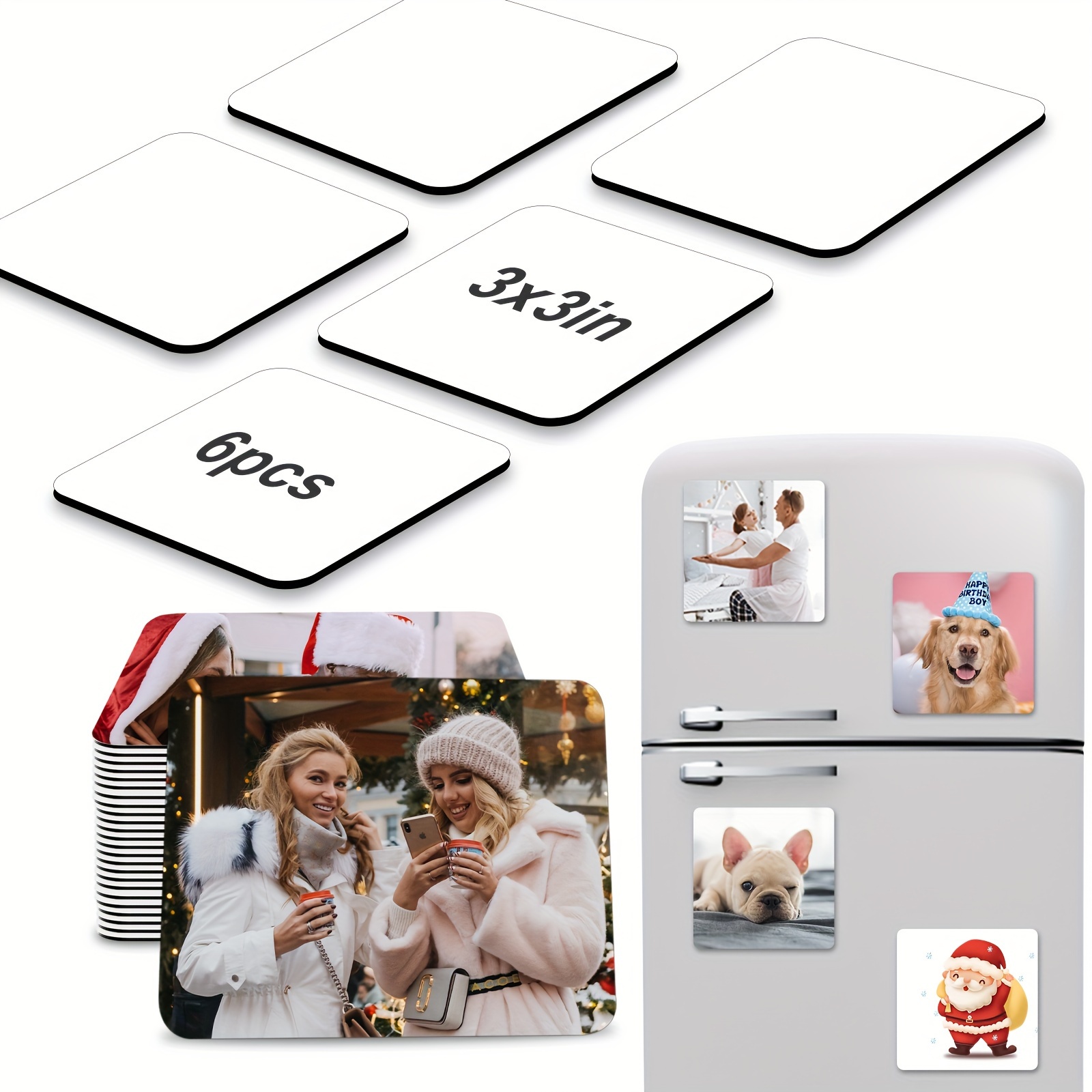 Sublimation Blank Fridge Magnets For Home And Office - Temu