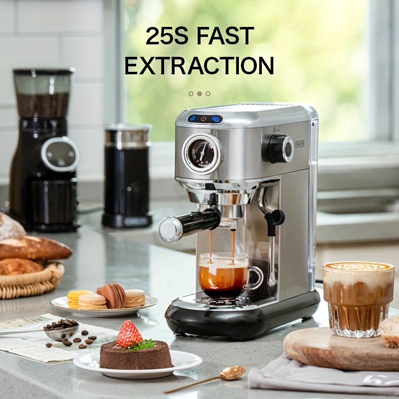 Cafelffe Professional Semi-Automatische Espressomachine 20 Bar met Systeem