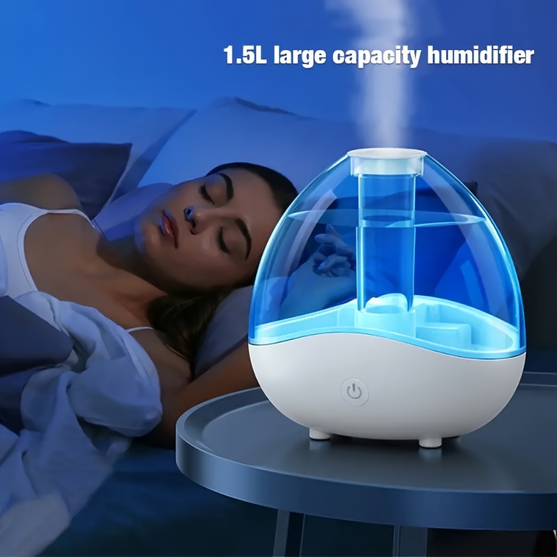 500 ml Anti-Gravity Water Drop Humidifier, USB Rechargeable, Air Humidifier  For Bedroom, Office, Desktop