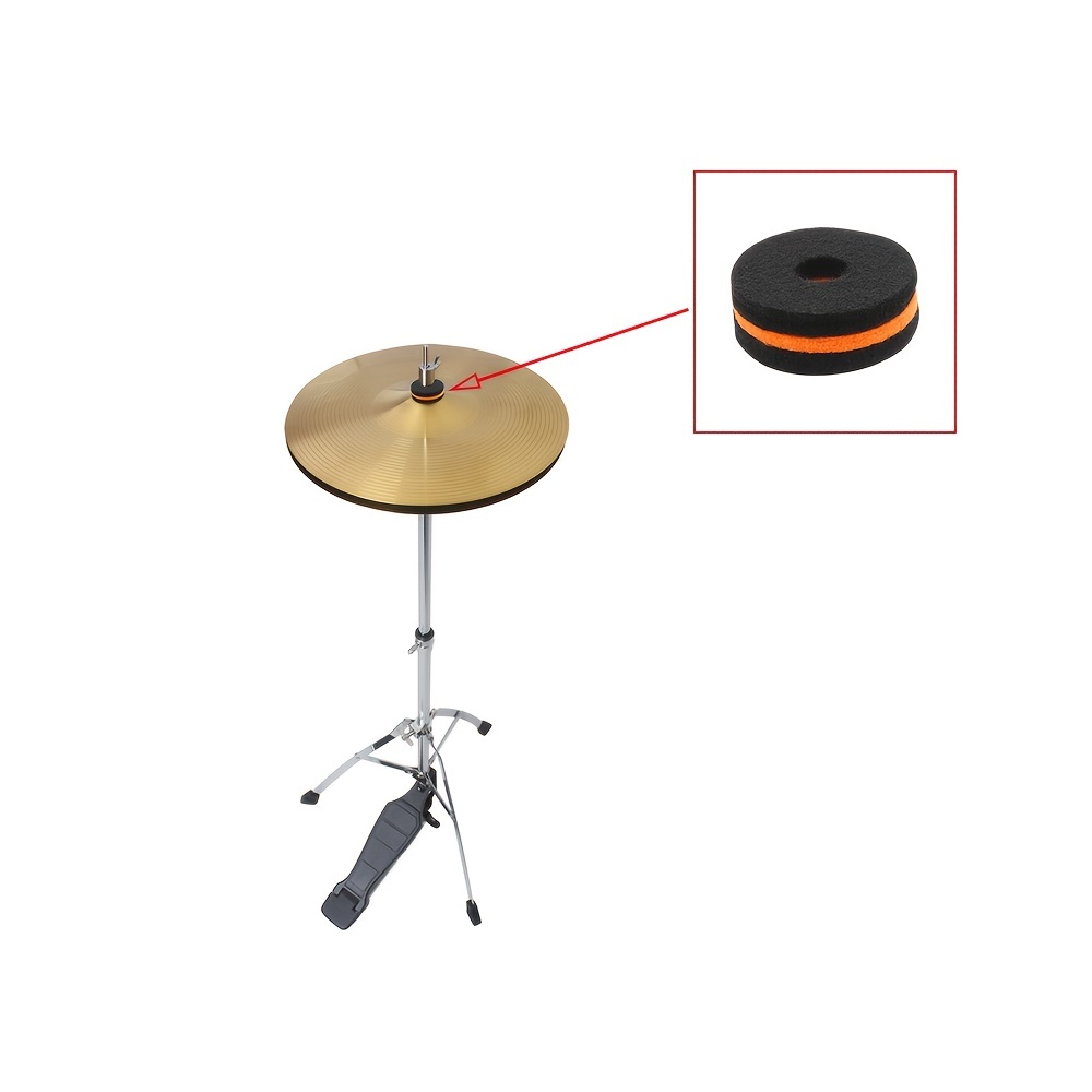 reagere Besættelse sprogfærdighed Percussion Instrument Accessories Black Gold Bicolor Drum Cymbal Feather  Pad Cotton Cymbal Protective Felt Pad Drum Kit Cymbals Felt Pad Percussion  Instrument Accessories Drum Bracket Gasket Musical Instrument Accessories -  Temu