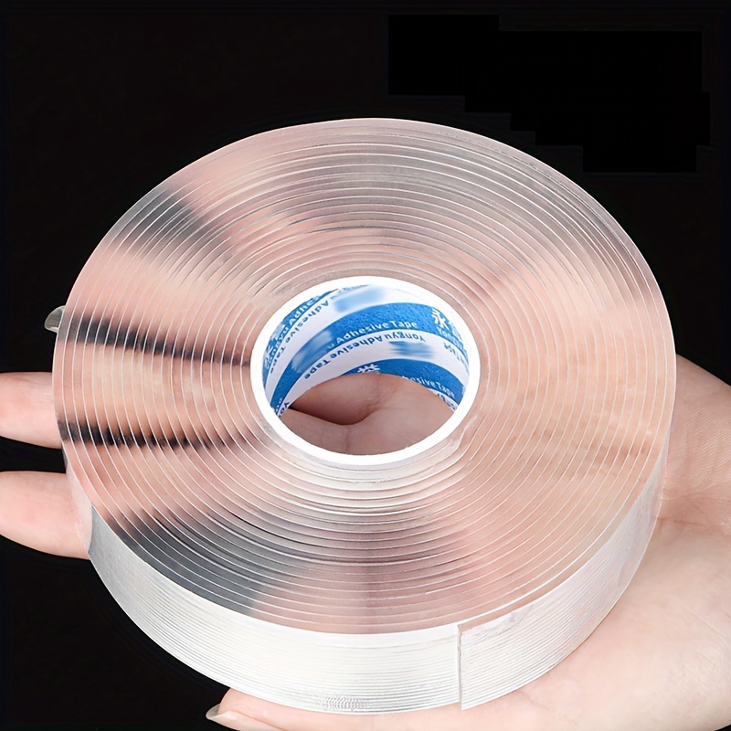 Non trace Nano Double sided Tape High Viscosity Transparent - Temu