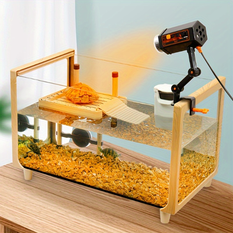 Reptile Supplies Turtle Tank Free Water Change With Sunbed