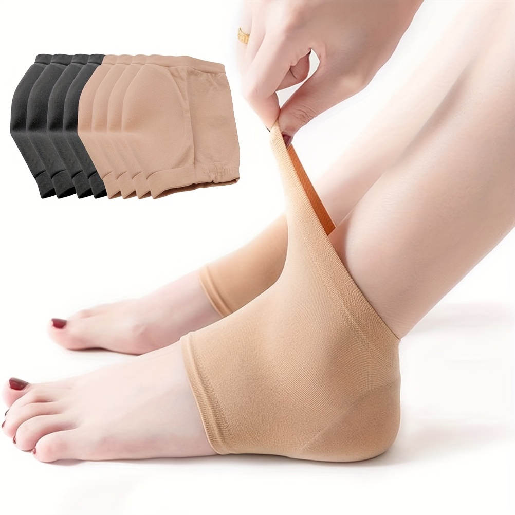 1 Pair Silicone Knee-high Feet Care Moisturizing Socks Anti-Cracking  Protectors