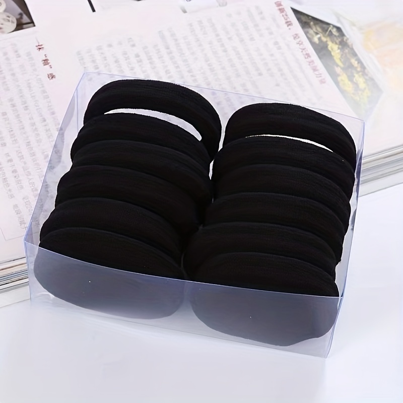 50pcs Solid Rubber Band Hair Rope Ponytail Hair Tie Hair Accessories