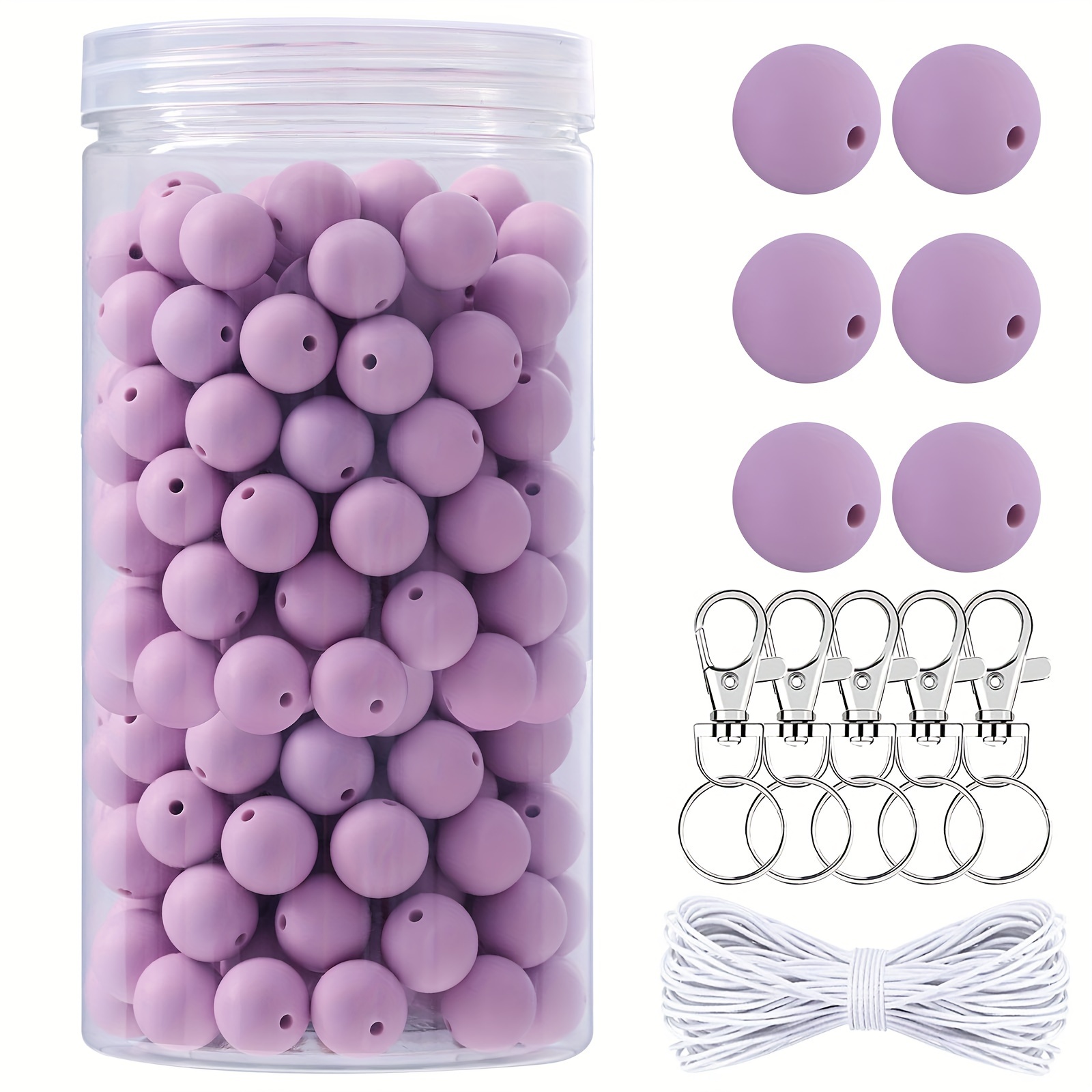 Silicone Beads Multiple Styles And Shapes Bulk Rubber Beads - Temu