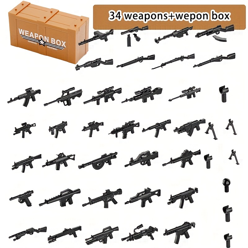 LEGO Military Box & Sets Guns & Equipment