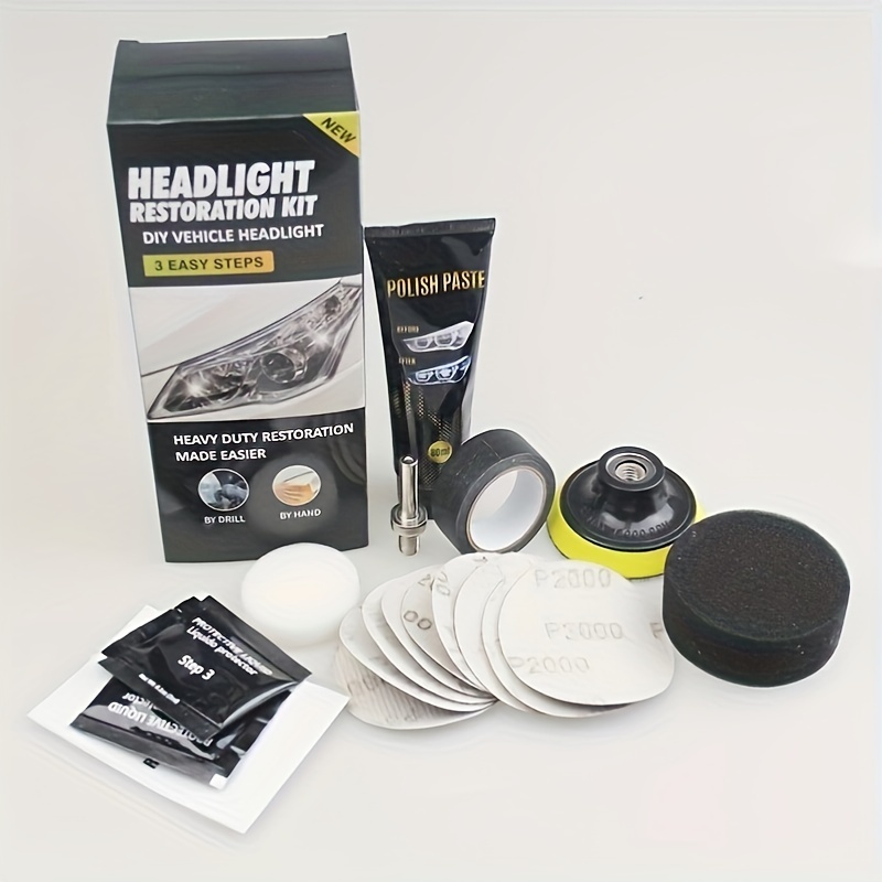 Severe Oxidation Ceramic Headlight Restoration Kit