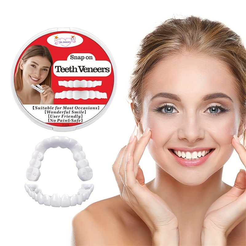 Veneers Teeth Braces, Top And Bottom Artificial Teeth Braces, Whitening