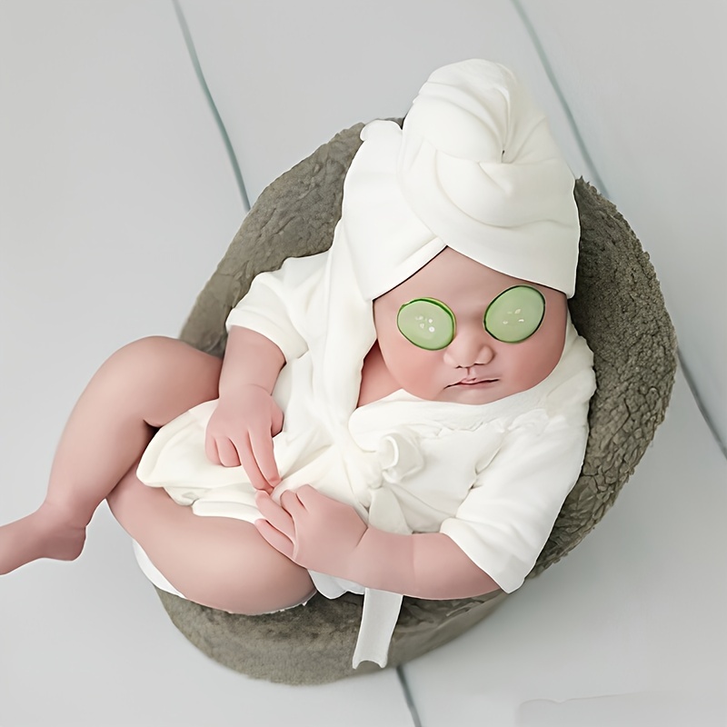 Bata De Baño Para Bebé - Temu