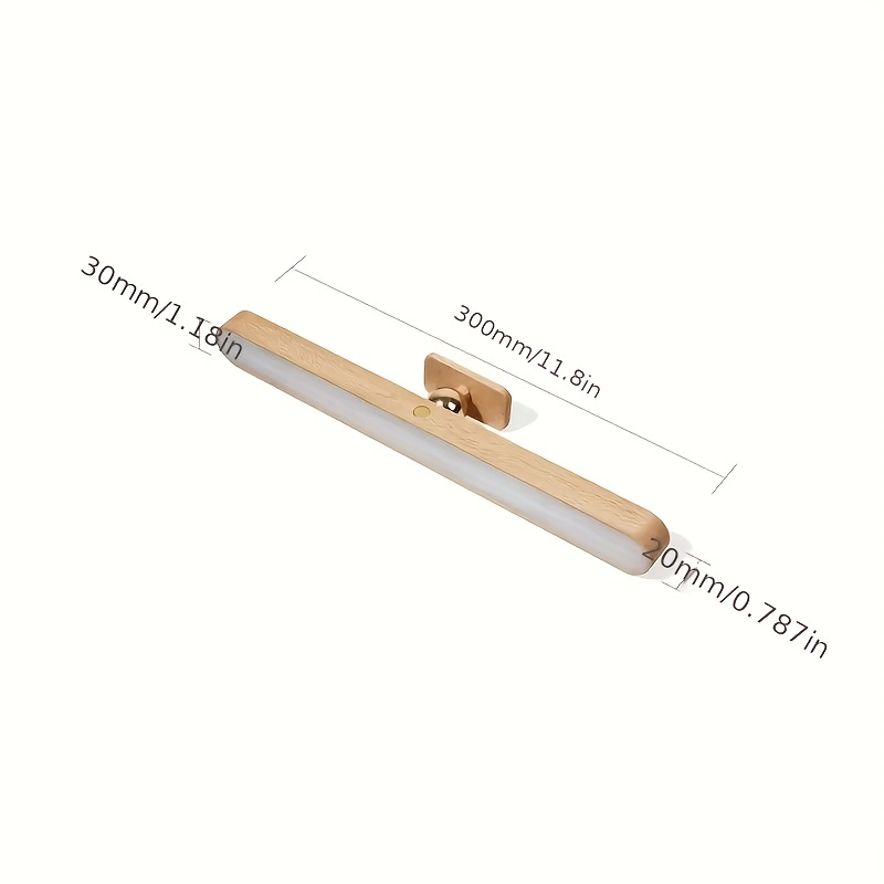 1 Lámpara De Inducción Led Recargable Portátil De 300mm Tira - Temu