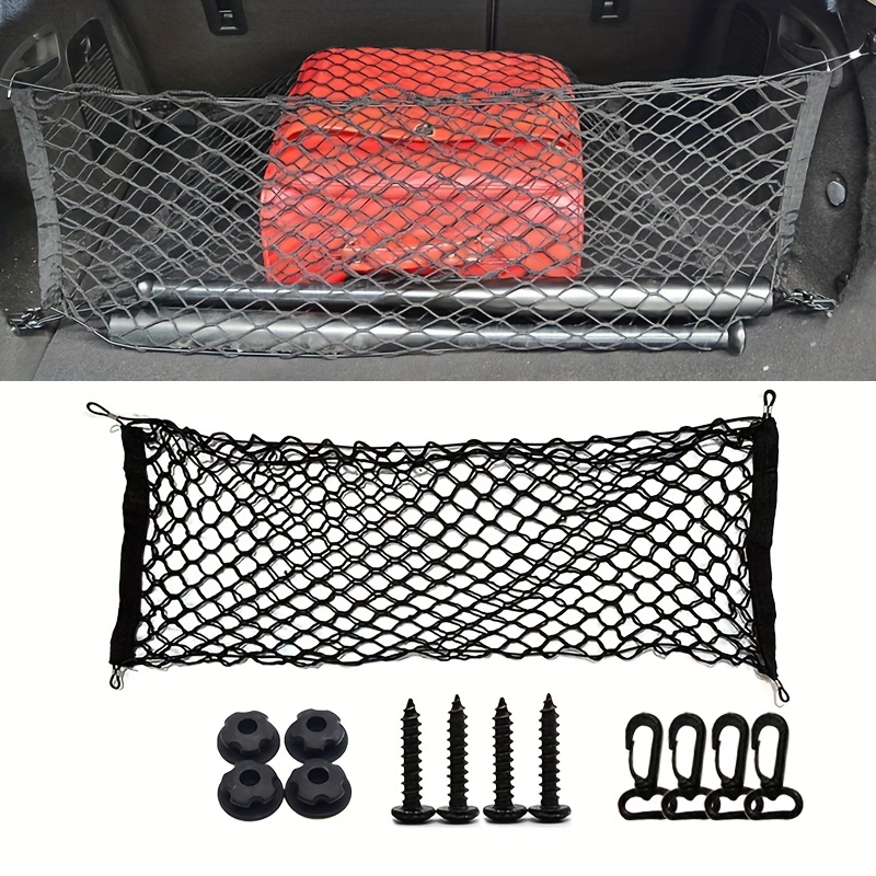 Red de carga para caja de camioneta – Organizador de maletero de coche de  malla premium – Red de carga para camión – Red de malla resistente con