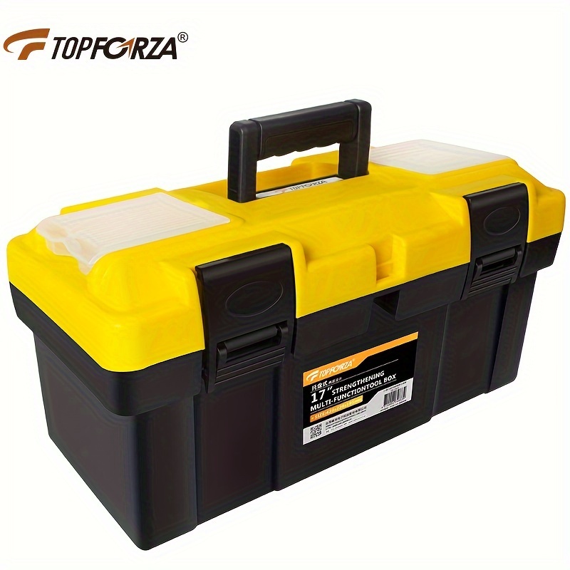 1pc Toolbox Portable Plastic Tool Boxes Portable Double Layer