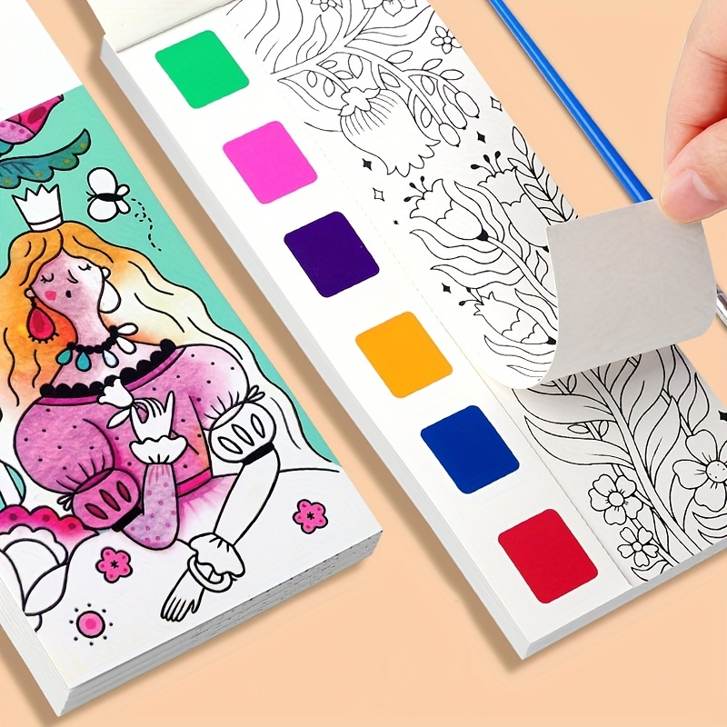  Watercolor Coloring Book for Adults: Coloring Book for