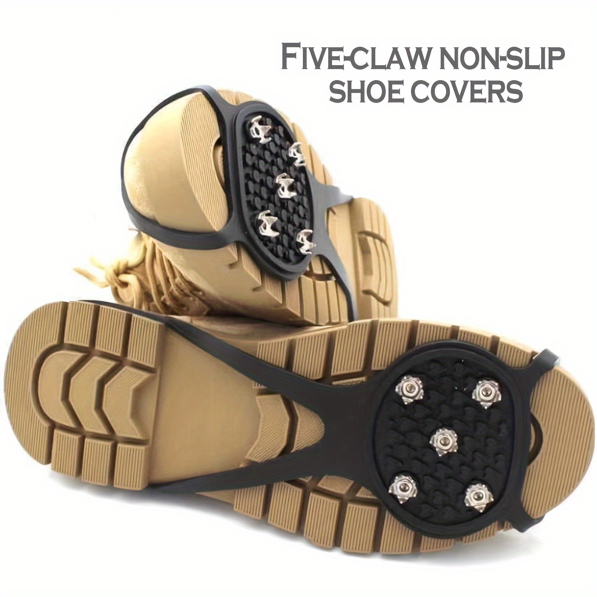 Universal Non-Slip Gripper Spikes Over Shoe Durable Cleats with Good  Elasticity