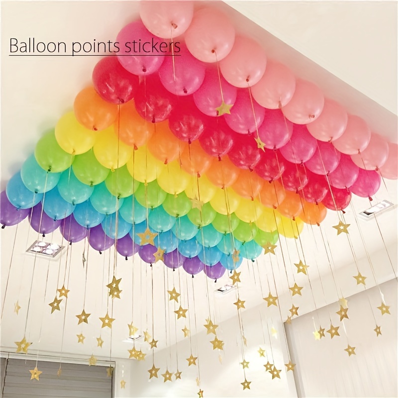 Balloon Stickers Dots Attachment Adhesive No trace Balloon - Temu