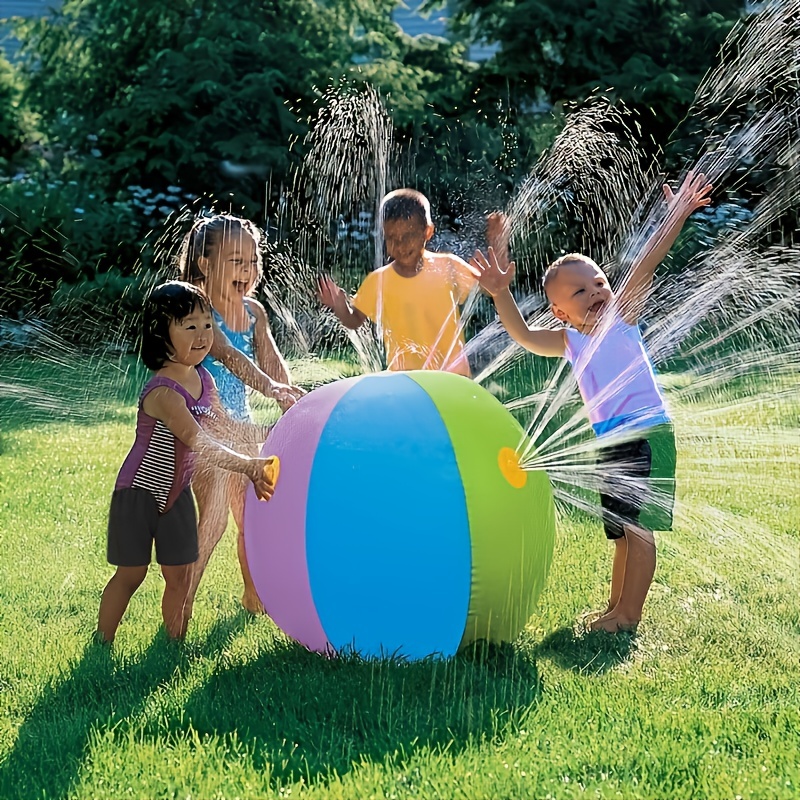Inflatable Water Spray Ball Water Ball Summer - Temu