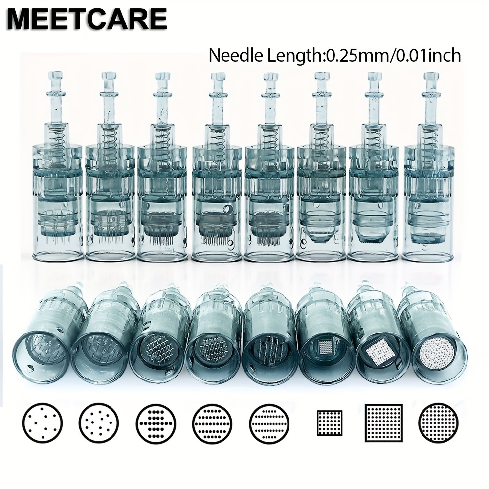 

Ultima M8 Cartridges Microneedle Replacement Needle Tip 11 16 24 36 42 Nano 5d Mts Microneedling Kit - Facial Care Gifts For Mother