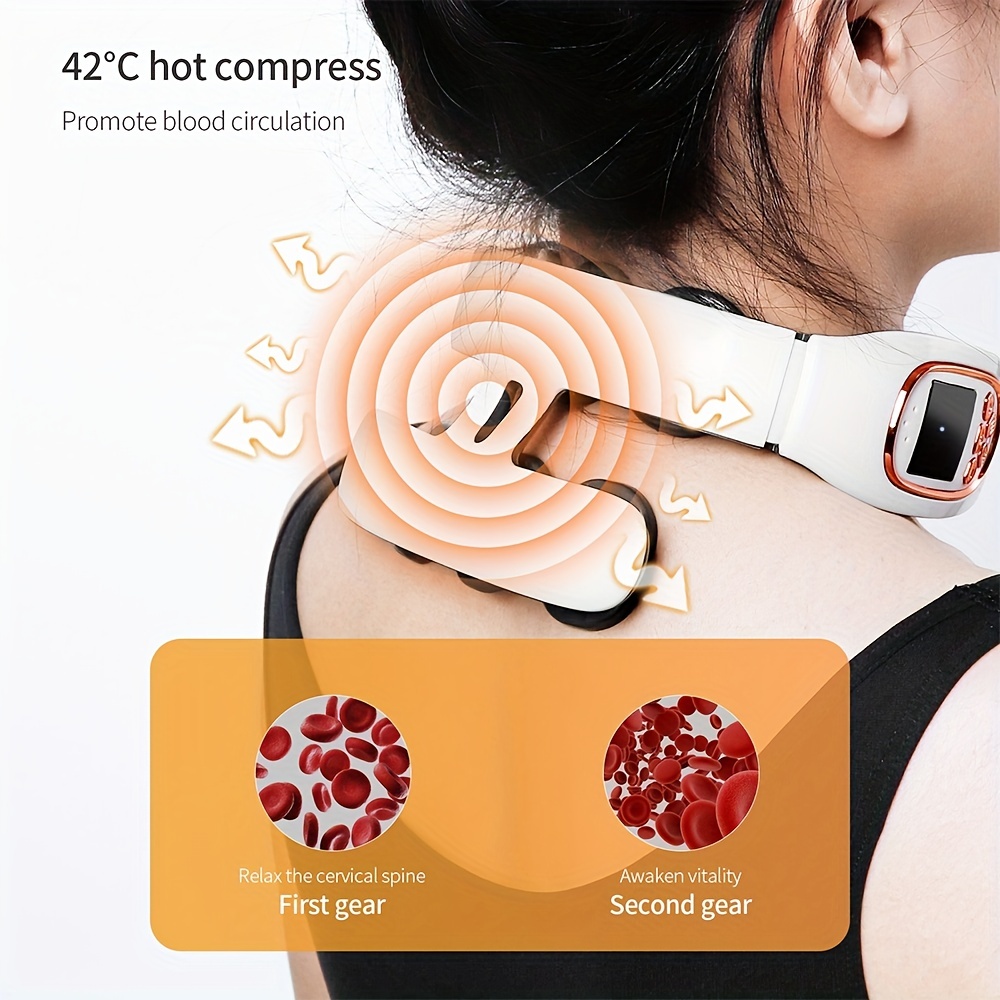 New Neck Massager Shoulder With Heat For Pain Relief Deep Tissue