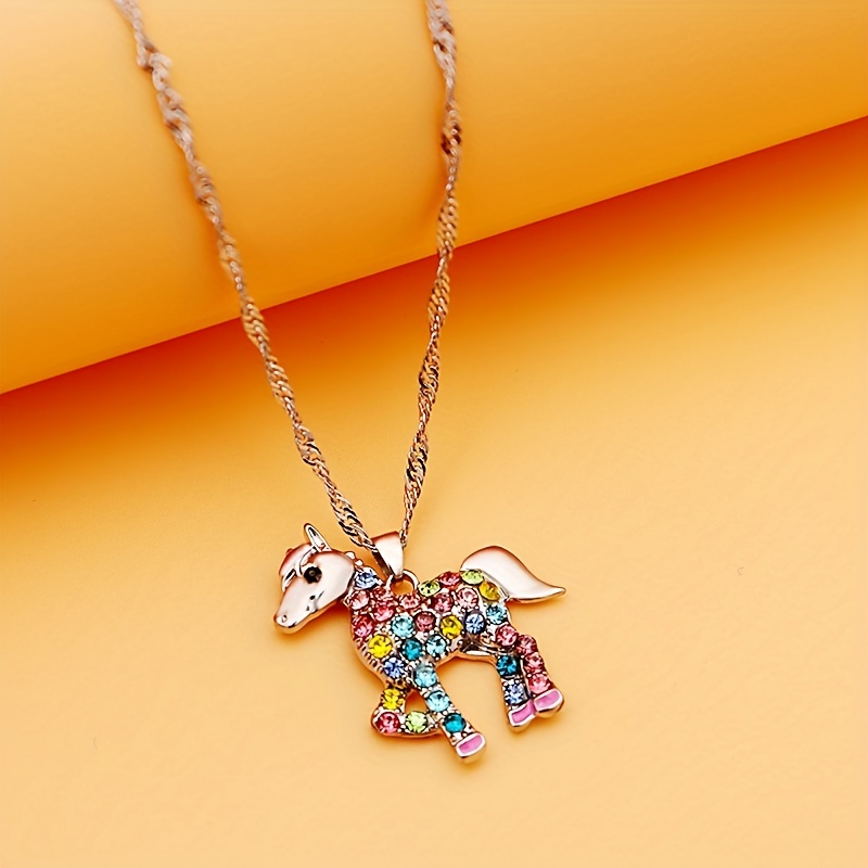 Cute Necklaces For Teen Girls, Adorable Pastel Crystal Necklace For Little  Girls, Cat Unicorn Fairy Gifts For Teens Decorative Accessories Holiday  Gift For Best Friends Boys And Girls - Temu