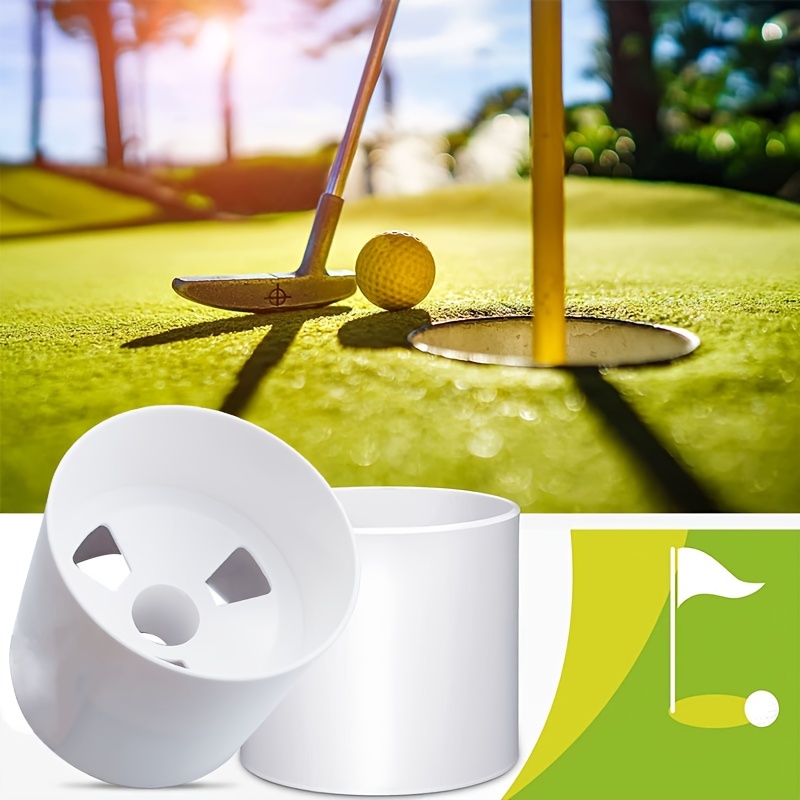 3pcs Golf Cup Cover Plastic Golfs Hole Putting Covers Golfs Training  Supplies 