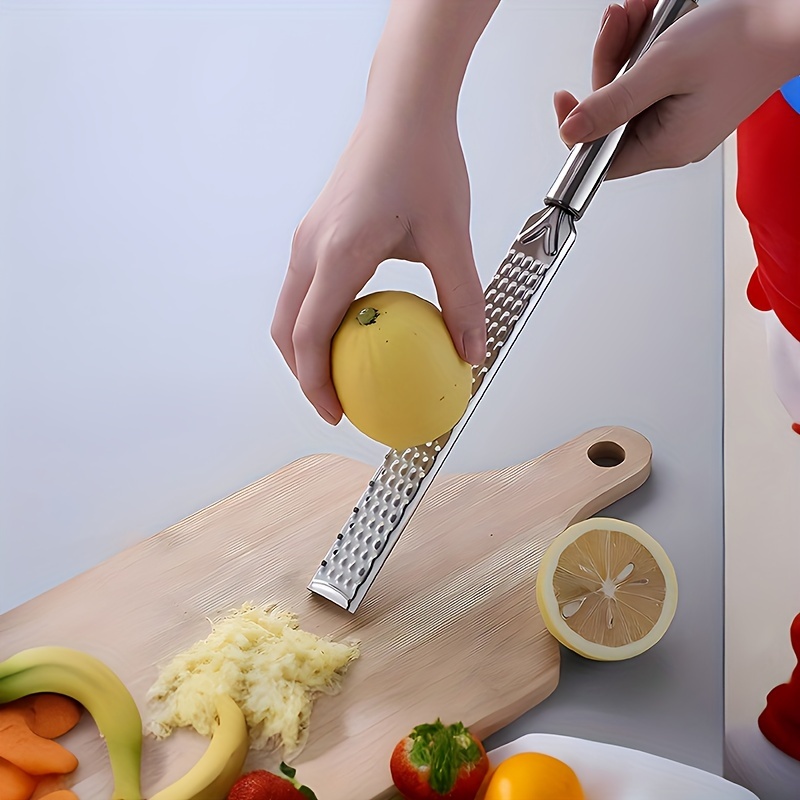 Cheese Grater Stainless Steeel Grater, Cheese Grater, With Handle, Handheld  Cheese Grater For Parmesan Cheese, Vegetables, Ginger, Garlic, Lemon - Temu