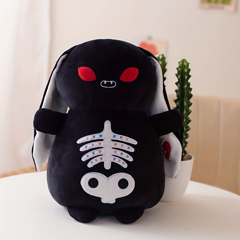 22cm- New Black Sweet Skeleton Rabbit Doll Halloween Decoration Plush Toy  Children's Holiday Gift - Temu Austria
