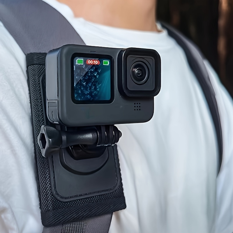 Clip de sac à dos à rotation à 360 degrés pour GoPro