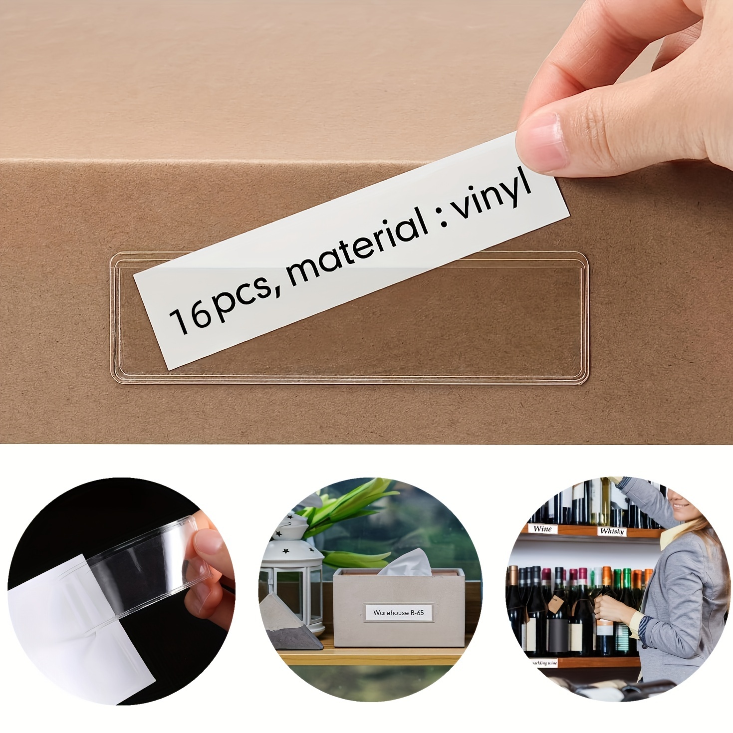 Sticker Roll Holder, Label Organizer Dispenser, All-in-one Stickers Roll  Dispenser Rack With Adjustable Divider, Label Holder On Tabletop / Mounted  On Wall For Office, Classroom, Retail - Temu France