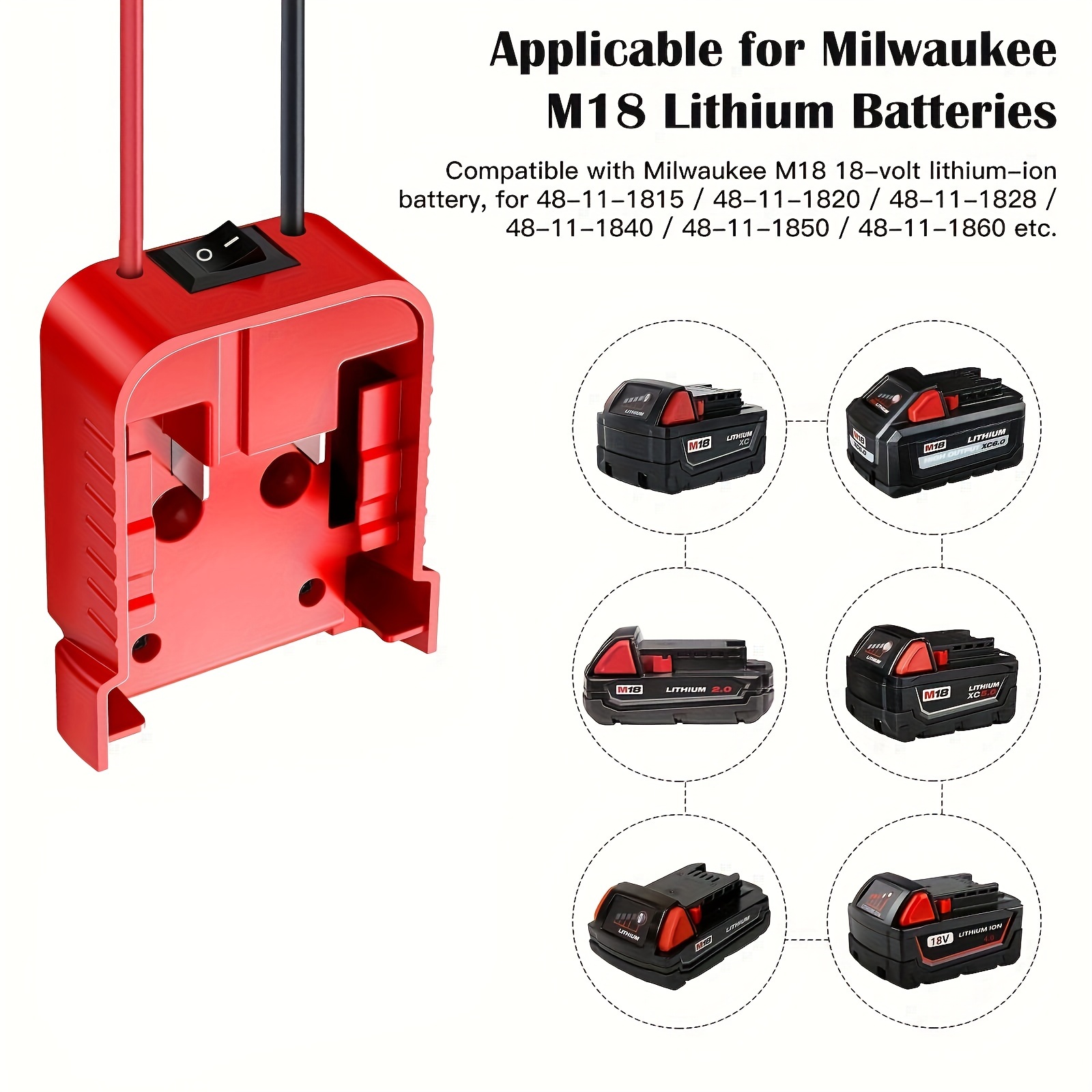 New DIY Battery Adapter Lithium Battery Conversion Adapters for