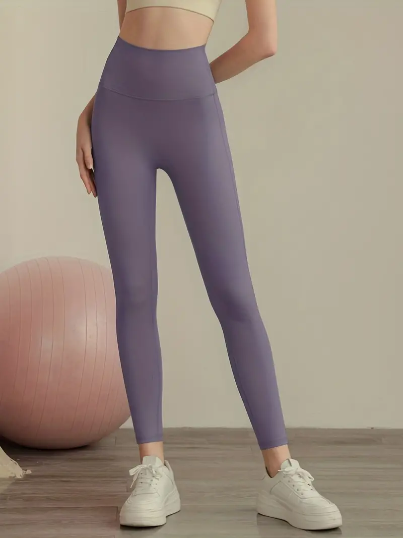Womens Alo Yoga purple High-Waist Airlift Leggings