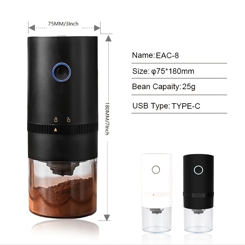 Portable Electric Coffee Grinder with TYPE-C USB Charging and Ceramic – The  Gift Catalogue