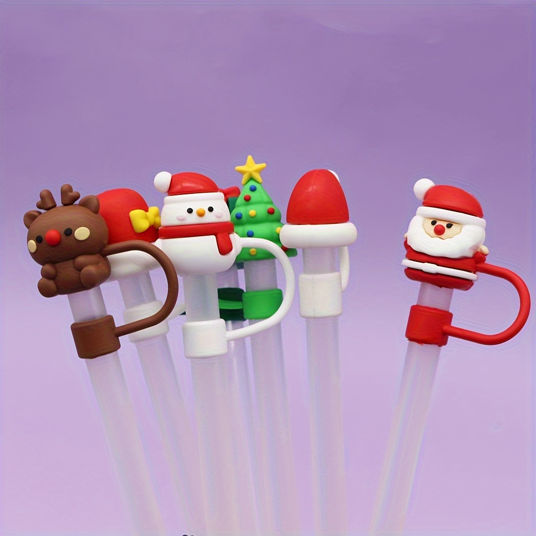 Christmas and Holiday Straw-kicks, Straw Sliders, Straw Decorations, Straw  Buddies, Straw Toppers 