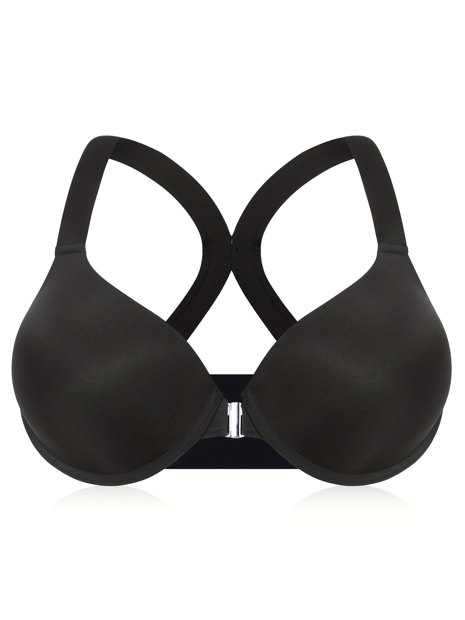 FINETOO Bra for Women Sexy Front Closure Bras for Women Plus Size Full  Coverage Bra Unlined Bras with Underwire Push Up Bra
