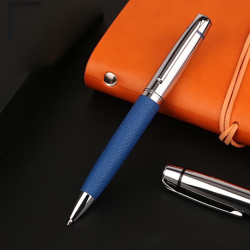 

Full Metal Pu Leather Ballpoint Pen Hotel Business Advertising Signature Pen